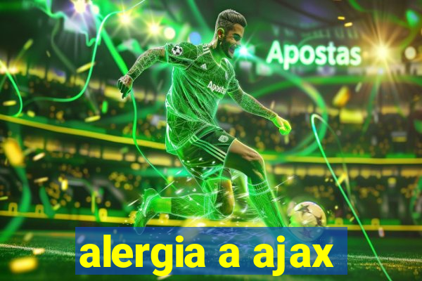 alergia a ajax